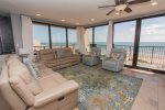 The Living Room Area Is Very Ample With Fantastic Oceanviews